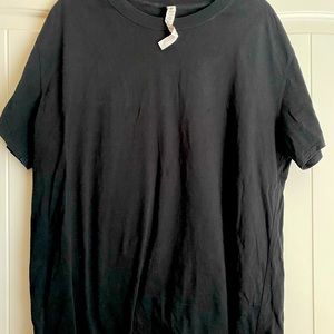 Black Lululemon All Yours Cotton T-Shirt